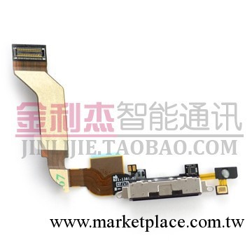 供應新款蘋果手機配件Apple iphone 4S 尾插排線 黑色工廠,批發,進口,代購