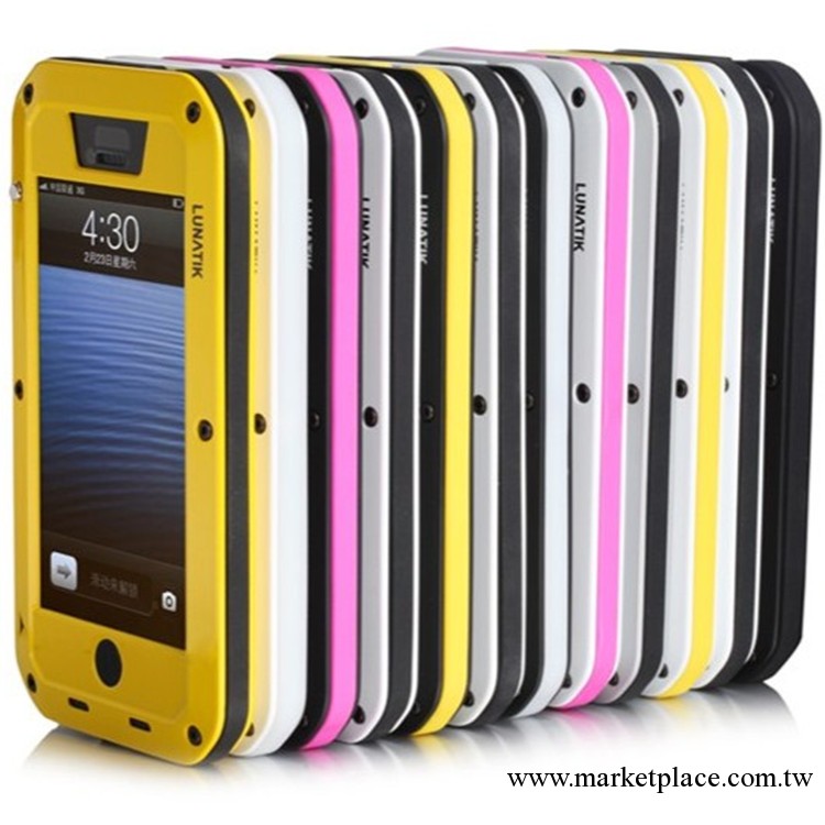 蘋果iPhone5手機殼Lunatik三防金屬烤漆殼 蘋果4/4s金屬防水外殼工廠,批發,進口,代購