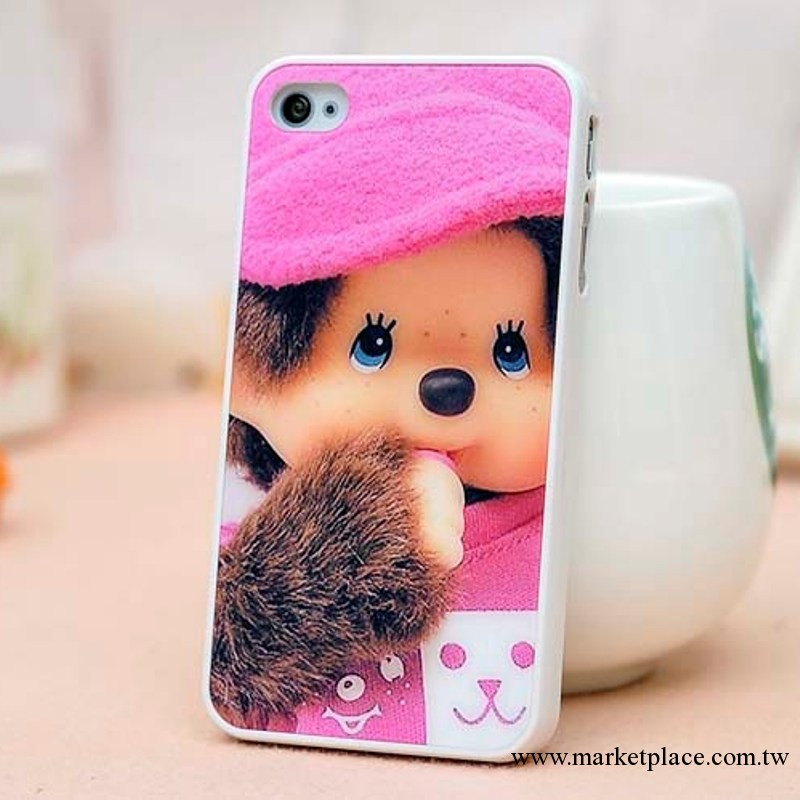 蘋果iphone4 4s蒙奇奇可愛卡通保護殼 iphone5/5超萌保護套 外殼工廠,批發,進口,代購