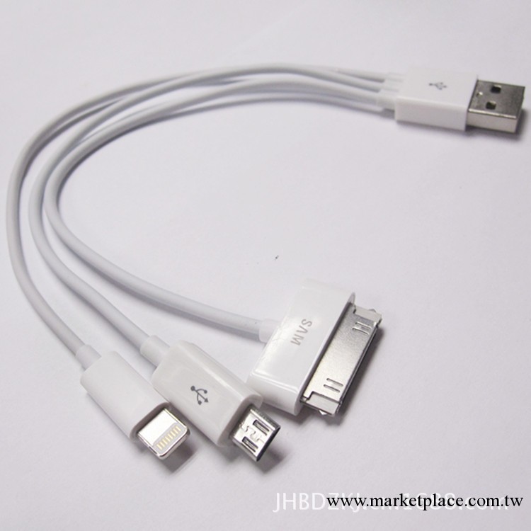 iphone一出三四數據線 蘋果一出三四充電線 五四代數據線工廠,批發,進口,代購