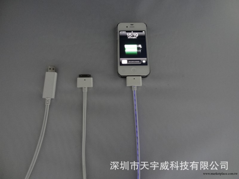 發光數據線 三星數據線 iphone5數據線 蘋果USB連接充電線工廠,批發,進口,代購