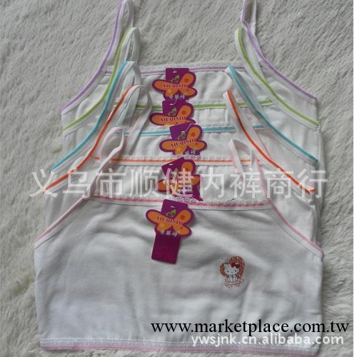 批發少女吊帶裹胸 蕾絲小背心女 棉卡通內衣 褲女 混色317工廠,批發,進口,代購