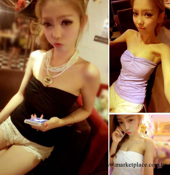2013新款 性感夜店款交叉裹胸小抹胸上衣工廠,批發,進口,代購