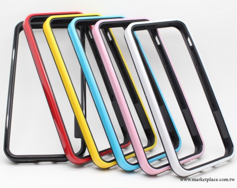 廠傢直銷新款蘋果iphone5S雙色邊框蘋果高品質bumper中框手機殼工廠,批發,進口,代購