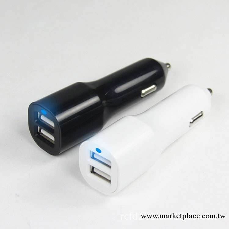 IPAD雙USB車充 iphone5雙USB車充 蘋果雙USB車充 足3.1A雙USB車充工廠,批發,進口,代購
