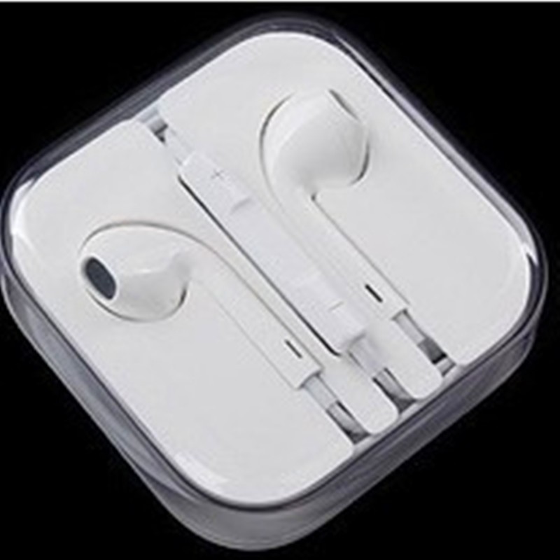 廠傢直銷 Apple/蘋果iphone5代手機線控耳機 配水晶盒 MP3耳麥批發・進口・工廠・代買・代購