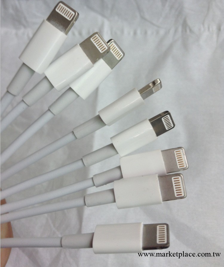 1:1尺寸Iphone 5數據線帶屏蔽 穩定傳輸 蘋果5一體頭數據線工廠,批發,進口,代購