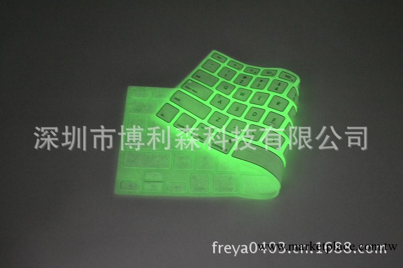 新品熱賣蘋果macbook pro通用夜光鍵盤保護膜 熒光膜 彩色膜工廠,批發,進口,代購