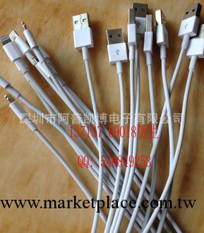 熱銷 各種蘋果配件 IPHONE5數據線 USB數據線 面條數據線工廠,批發,進口,代購
