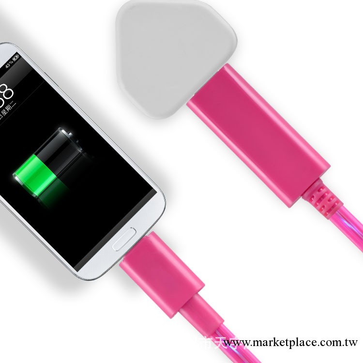 iphone5發光線 發光線數據線 EL冷光線 蘋果數據線廠傢工廠,批發,進口,代購