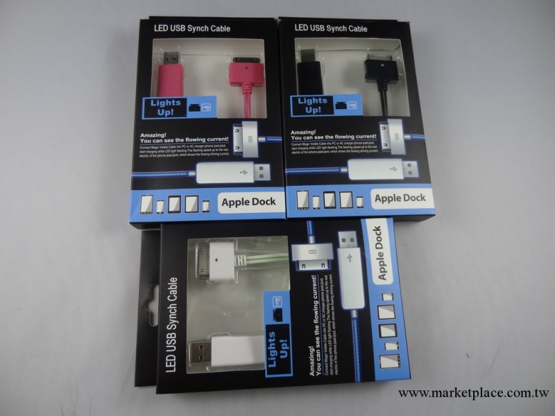 iphone5充電 冷光發光線 蘋果4/4s/5 三星安卓發光數據線 特價工廠,批發,進口,代購