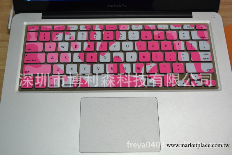 蘋果新配件迷彩 coomo質量新型鍵盤保護膜 macbook筆記本防塵膜工廠,批發,進口,代購