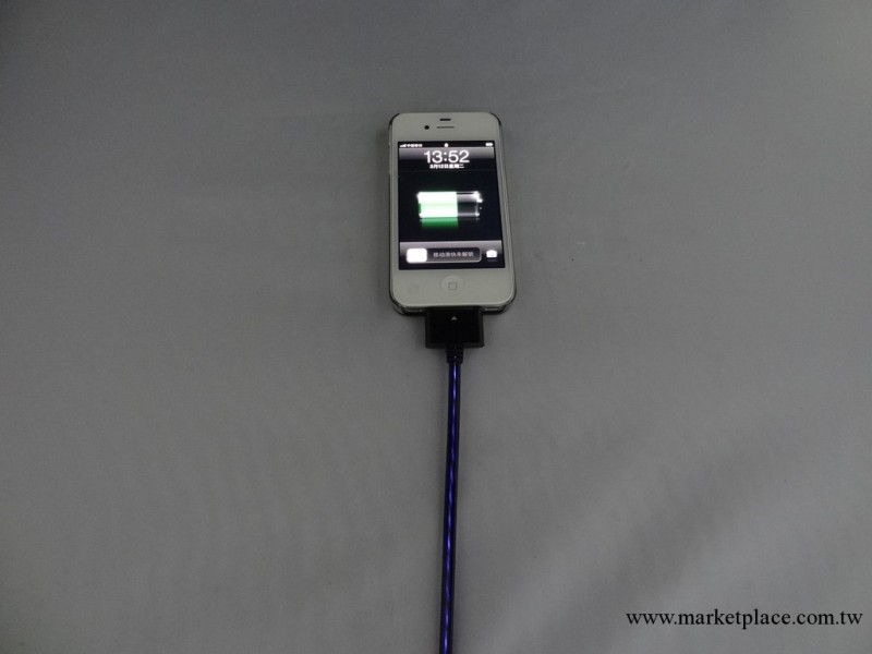 蘋果IPHONE/IPAD流水光顯示數據線 發光線 EL冷光數據線 數據線工廠,批發,進口,代購