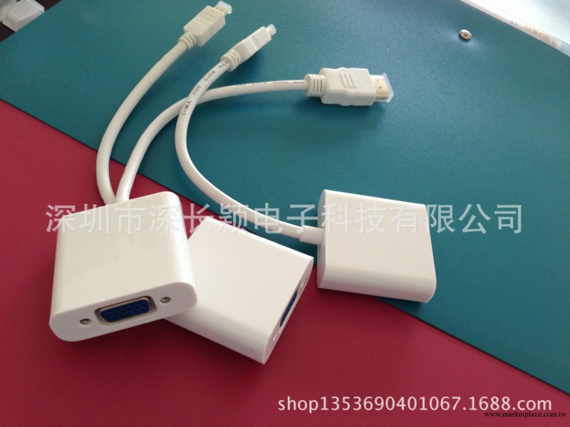 Thunderbolt（雷電接口）Mini Dp DVI 蘋果連接線工廠,批發,進口,代購