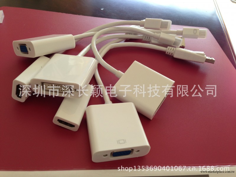 Mini Displayport to DVI頭 thunderbolt雷電口 mini dp轉dvi工廠,批發,進口,代購