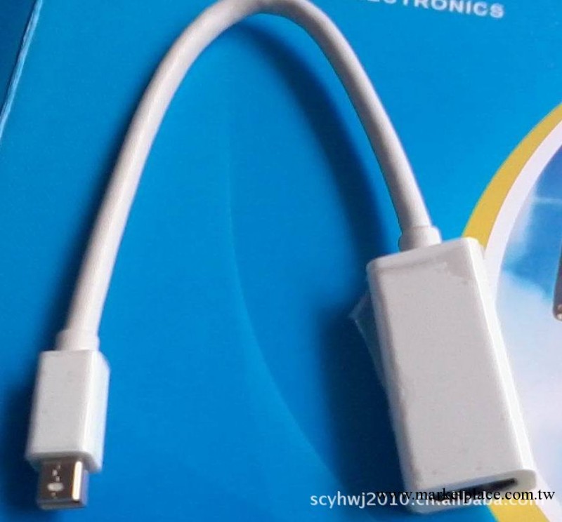 廠傢世大量供應MINI DP轉HDMI母連接線白色批發・進口・工廠・代買・代購