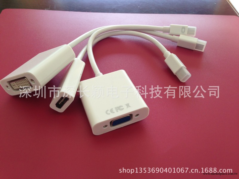 THUNDERBOLT 雷電接口轉DVI轉接線 MINI DP高清線工廠,批發,進口,代購