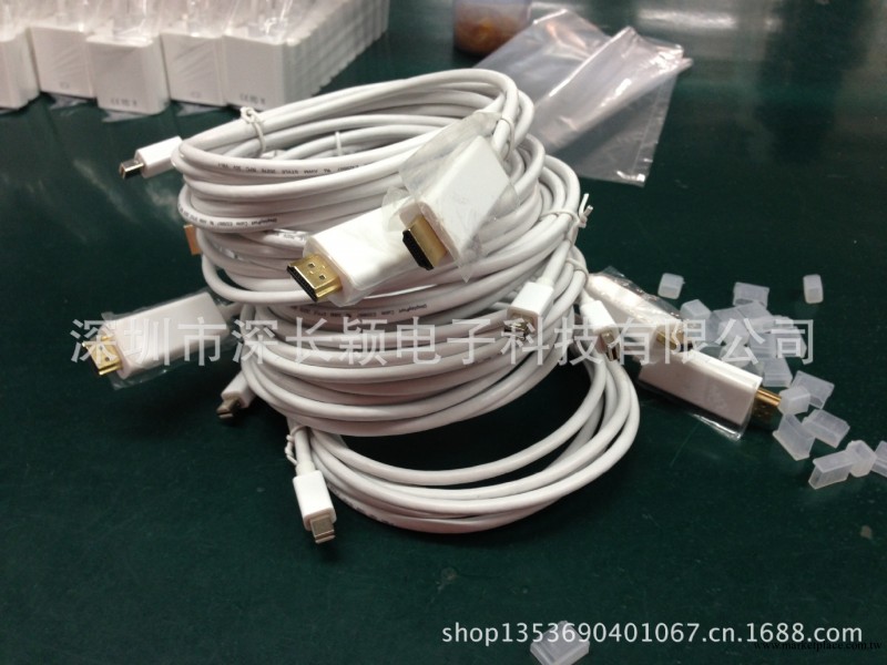 mini dp to hdmi公連接線 Mini DisplayPort轉 HDMI高清轉接線工廠,批發,進口,代購