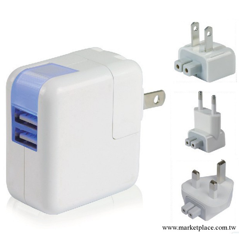 dual USB charger for iPhone/iPad/iPod，Samsung,HTC, US/EU/UK工廠,批發,進口,代購