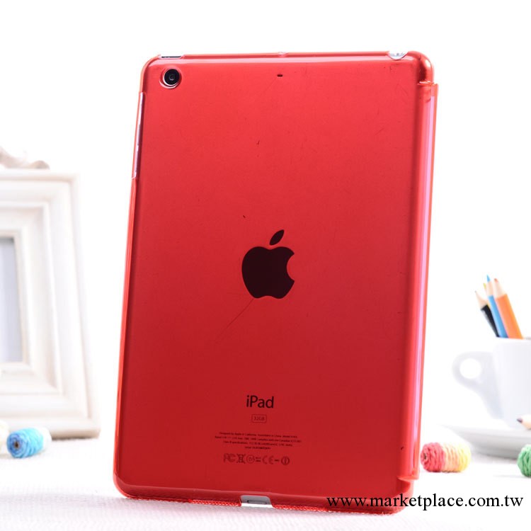 ipad mini官方版皮套專用完美水晶透明殼帶掛鉤 蘋果磨砂保護殼工廠,批發,進口,代購