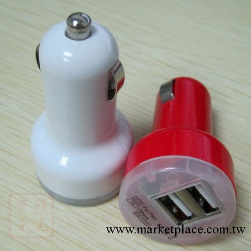 IPAD雙USB車充 iphone5雙USB車充 GPS雙USB車充 足2.1A雙USB車充工廠,批發,進口,代購