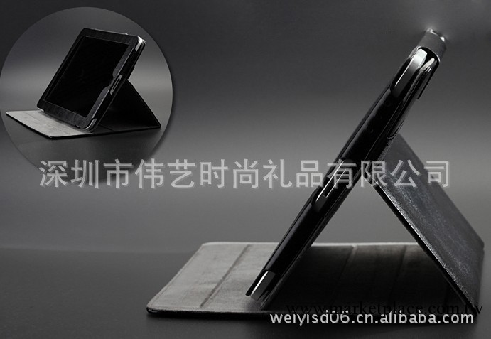 【廠傢直供】經典黑色多檔位ipad2皮套 new ipad 皮套工廠,批發,進口,代購
