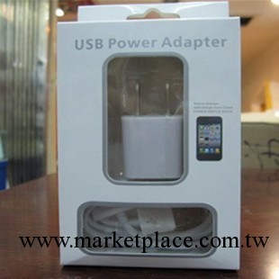 批發蘋果充電器 iphone4s ipone4充電器 ipod充電器+數據線兩件套工廠,批發,進口,代購