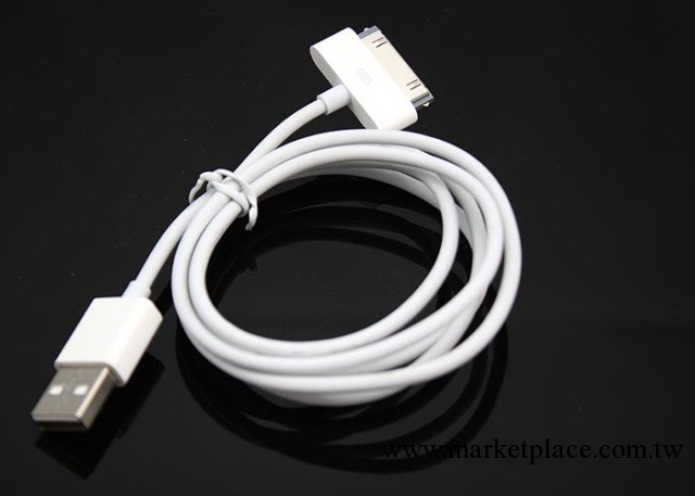 蘋果IPHONE4數據線充電線 IPOD充電線數據線 一米長傳輸線批發工廠,批發,進口,代購