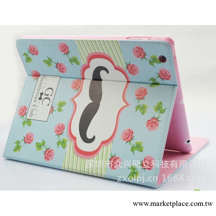廠傢新款供應GC彩色可愛超薄ipadmini 平板電腦保護套 紳士胡子套工廠,批發,進口,代購