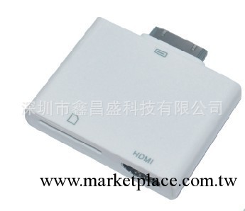 蘋果new ipad 2 3 iphone4/4s Digital AV HDMI 30pin 高清轉接頭工廠,批發,進口,代購