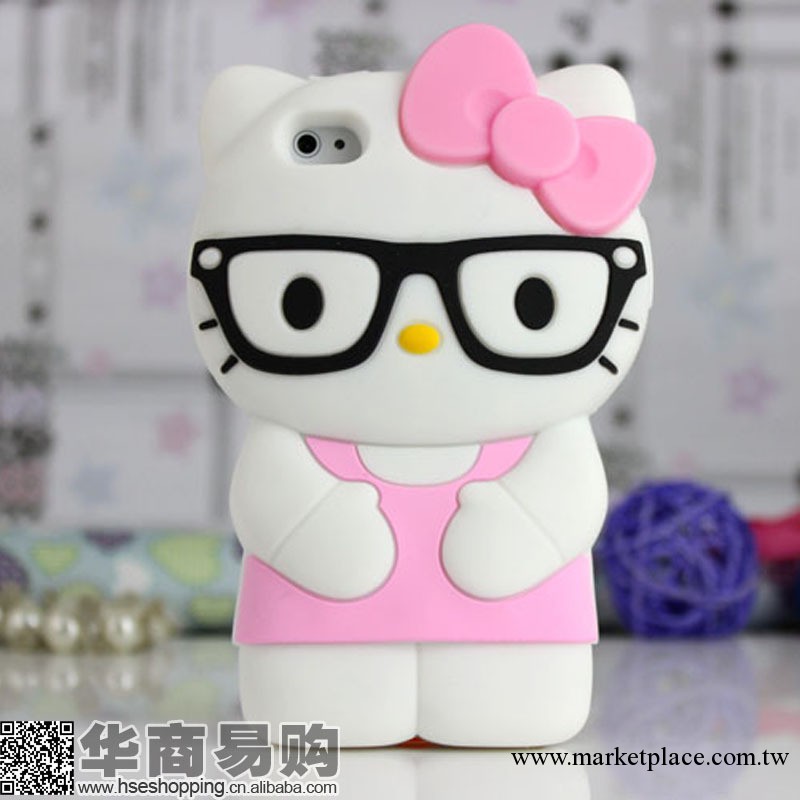 新款批發 iphone5矽膠套 KITTY iphone4S手機保護殼工廠,批發,進口,代購