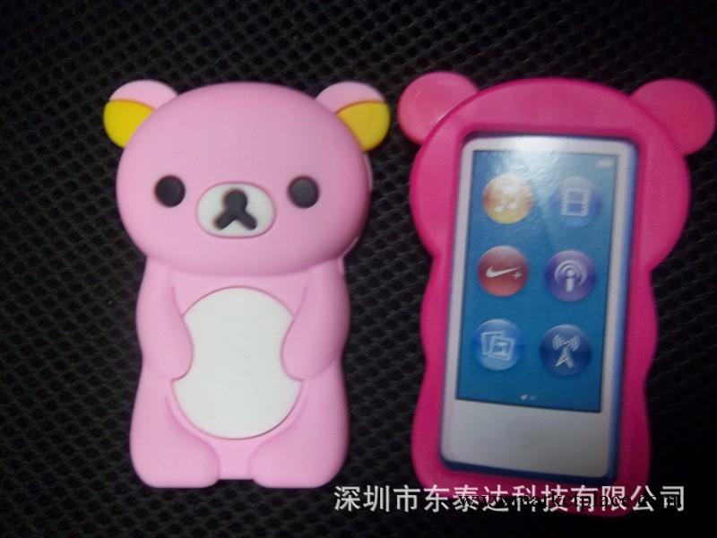 蘋果ipod nano7立體熊保護殼 nano7企鵝保護套 矽膠保護外殼批發工廠,批發,進口,代購