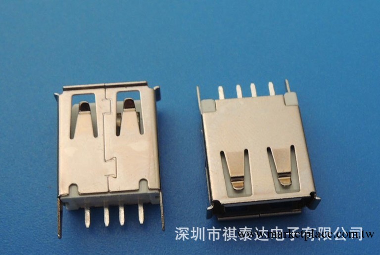 深圳廠傢供應 USB 180 15.0直邊連接器 USB連接器工廠,批發,進口,代購