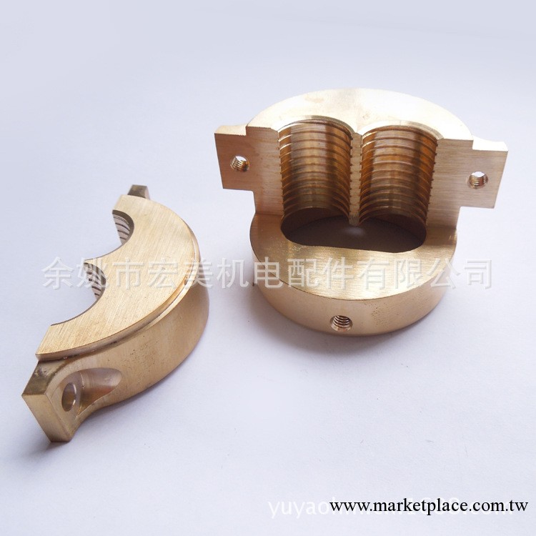 加工精密銅電連接器配件尾夾工廠,批發,進口,代購