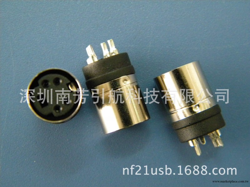 MINI DIN 4P 母座 電子連接器工廠,批發,進口,代購