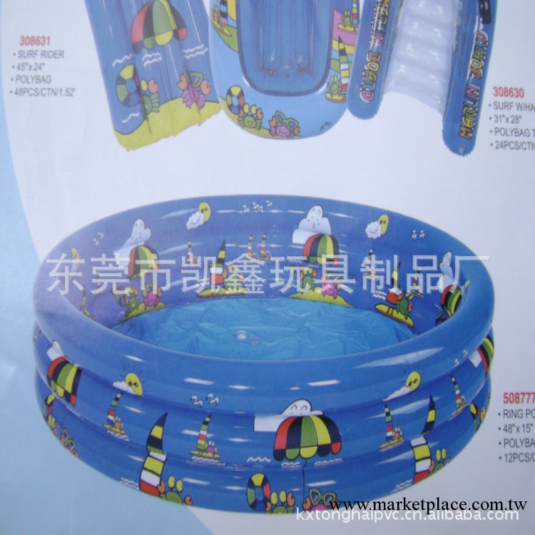 【夏季熱銷 】三環圓形嬰兒遊泳池 150*42cm工廠,批發,進口,代購