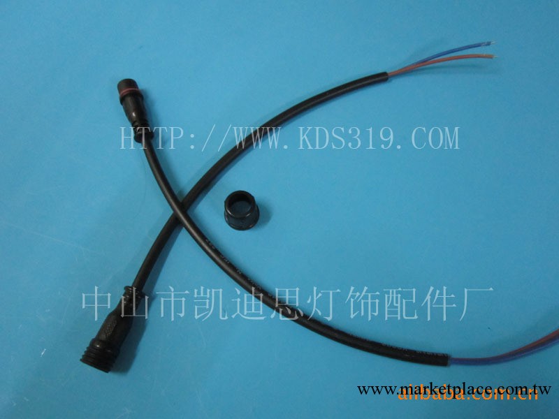 供：IP68抗高壓防水連接器防水啤頭防水接插件防水電源線工廠,批發,進口,代購