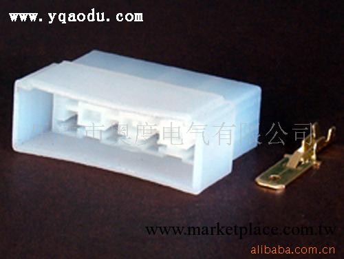廠傢生產DJ70817-6.3-11 車用塑料連接器 8孔白色接插件2p工廠,批發,進口,代購
