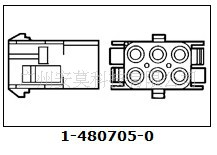 AMP（TYCO)連接器現貨1-480705-0工廠,批發,進口,代購