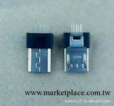 MICRO USB 5PIN 夾板式 連接器插頭供應工廠,批發,進口,代購
