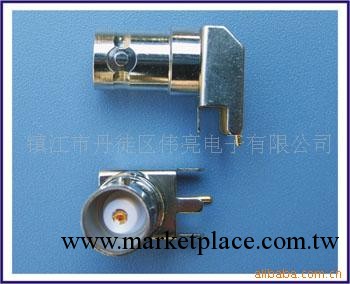 低價現貨供應優質BNC單連接器BNC90度芯全銅連接器工廠,批發,進口,代購