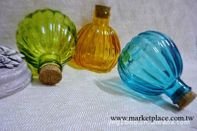 zakka雜貨|玻璃南瓜木塞瓶|收納瓶|漂流瓶|花器水培批發・進口・工廠・代買・代購