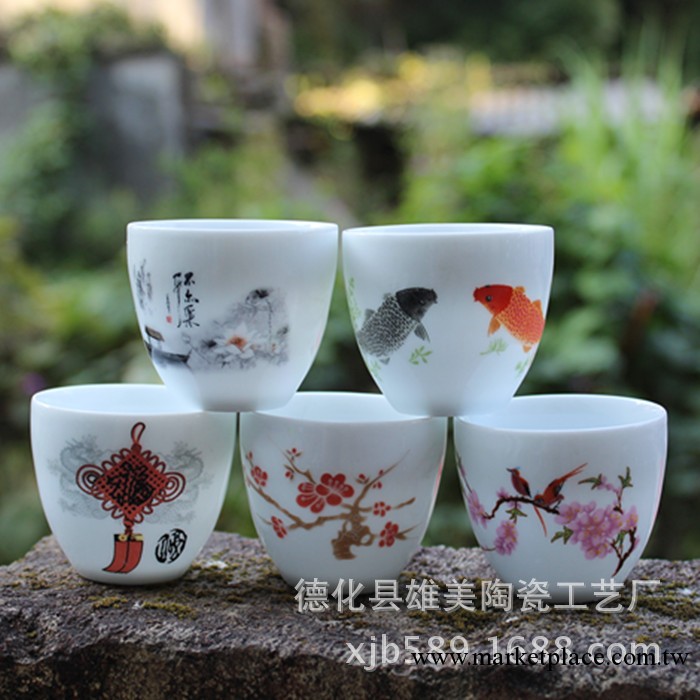 廠傢直銷 正品茶具 青花單杯 創意小茶杯 水杯 品杯 zakka工廠,批發,進口,代購