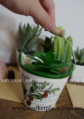 ZAKKA 花盆 雜貨花盆傢居迷你小花盆 創意水桶造型花盆6781工廠,批發,進口,代購