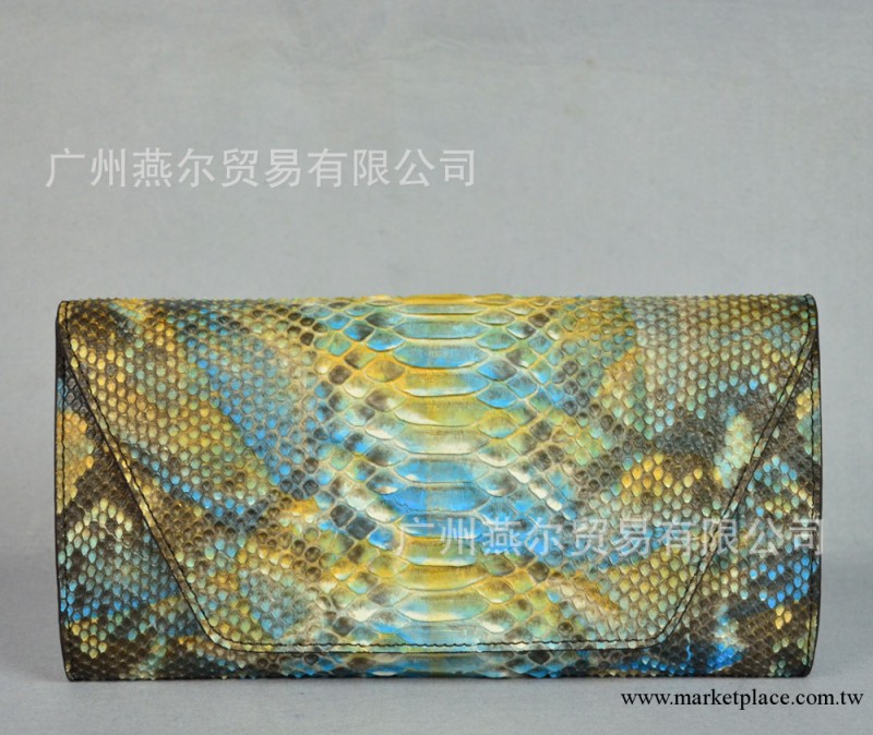 2013年冬季最新蛇皮手拿包 繽紛色彩系蛇皮晚宴包廠傢現貨直銷工廠,批發,進口,代購