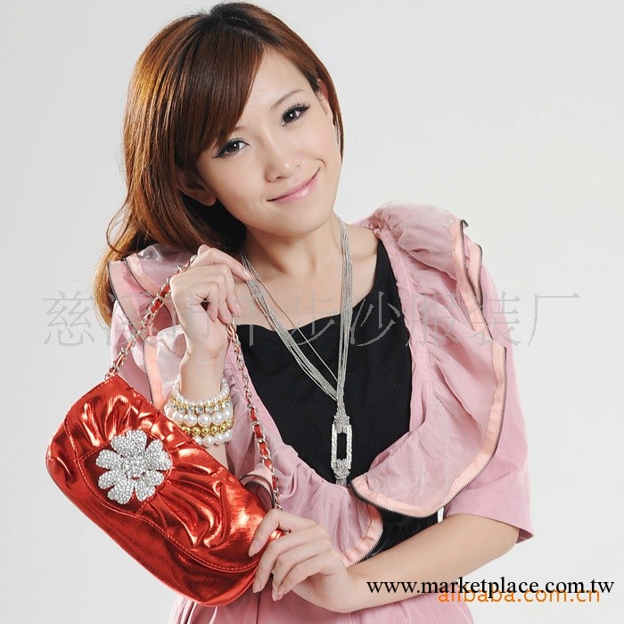 2013夏天包包新款潮鑲鉆花朵手拿包時尚晚宴包單肩包斜挎包禮服包工廠,批發,進口,代購
