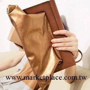 2012新奢華金屬色木柄手拿包手抓包晚宴包女包8127#工廠,批發,進口,代購