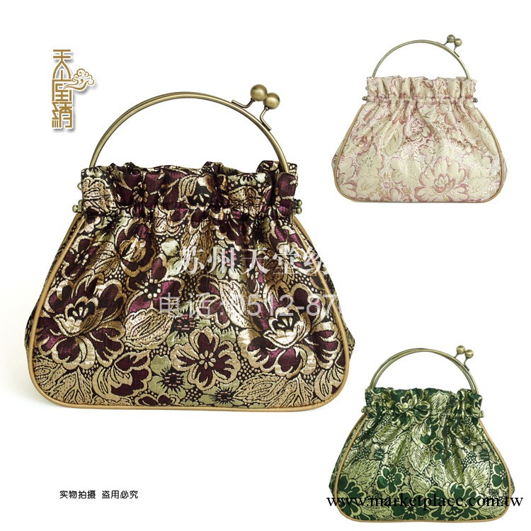 批發供應tsb494銅扣,中式唐裝晚宴女包,工藝包工廠,批發,進口,代購