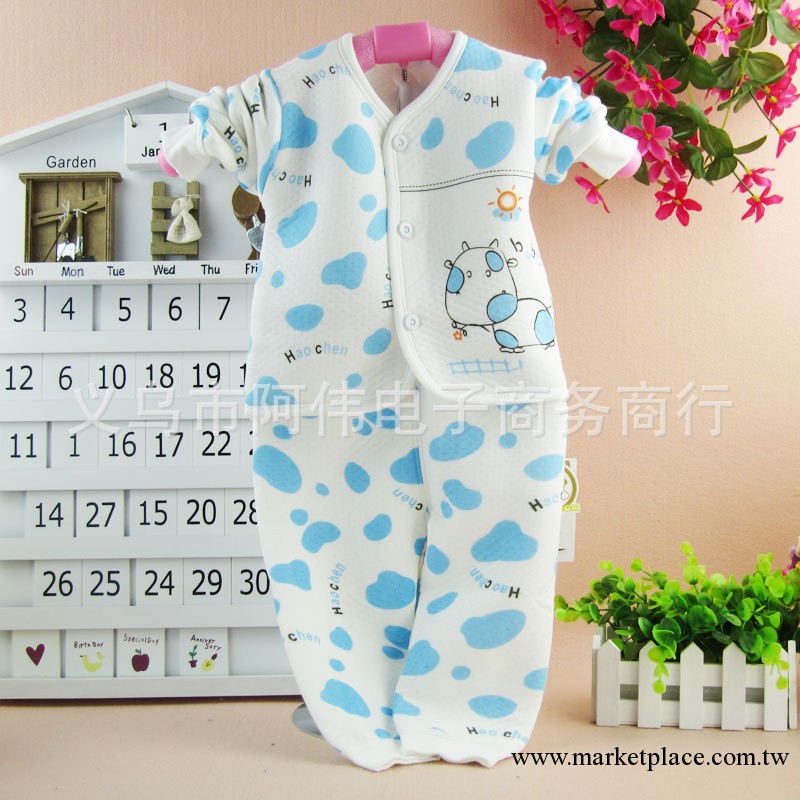 秋冬新款 嬰幼兒竹纖維保暖內衣套裝 寶寶保暖套裝 兒童內衣內褲工廠,批發,進口,代購