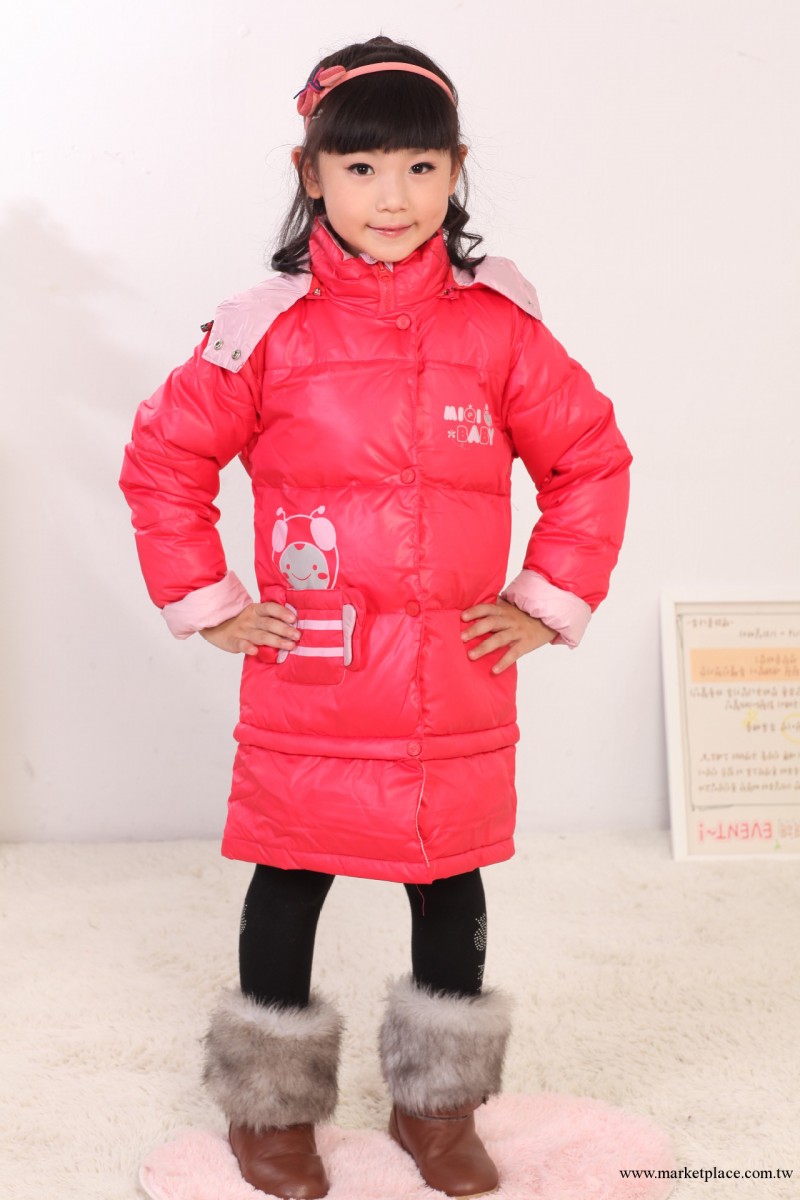 廠傢直銷 2013新款米琪童小鴨男女童童裝蜜蜂兒童羽絨衣清倉批發工廠,批發,進口,代購